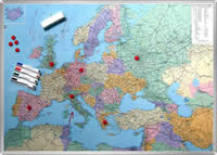 Carta Europa Magnetica pannello metallo