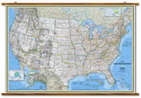 Stati Uniti America USA carta murale plastificata laminata