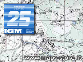 Carte IGM serie 25