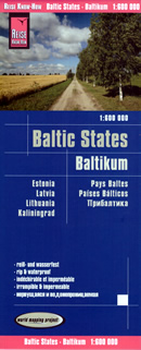 mappa Paesi Baltici Estonia