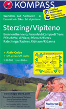 mappa Sterzing Vipiteno Brennero