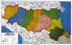 Emilia Romagna Fisico politica con aste
