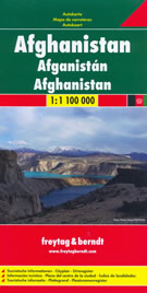 mappa Afghanistan Kabul Qandahar