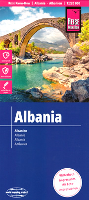 mappa Albania Tirana Scutari