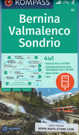 mappa Bernina Valmalenco Sondrio