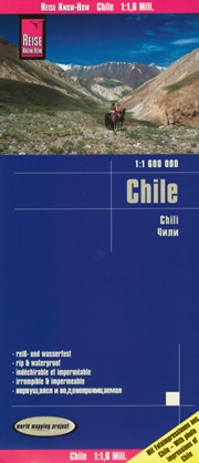 mappa Cile Chile stradale
