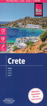 mappa Creta stradale sentieri