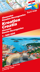 mappa Croazia Slovenia Bosnia