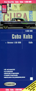 mappa Cuba Avana Havana