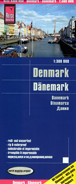 mappa Danimarca Denmark Copenaghen