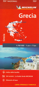 mappa Grecia tutte isole