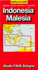 mappa Indonesia Malesia stradale