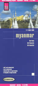 mappa Myanmar Burma Birmania