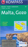 mappa Malta Gozo Valletta