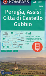 mappa Perugia Assisi Città