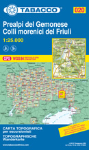 mappa Prealpi Carniche Giulie