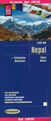 mappa Nepal Kathmandu Annapurna