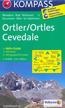 mappa Ortler Ortles Cevedale