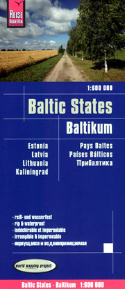 mappa Paesi Baltici Estonia