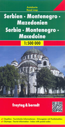 mappa Serbia Montenegro Macedonia