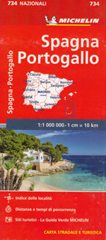 mappa Spagna Portogallo Isole