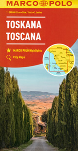 mappa Toscana stradale