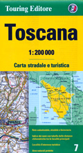 mappa Toscana stradale