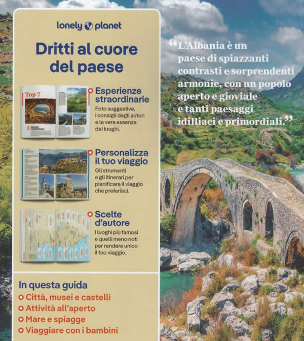 immagine di guida turistica guida turistica Albania - con Tirana, Durazzo e la costa adriatica, l'Albania centrale e il Nord, Valona e la costa ionica, Berat e il Sud-est - guida pratica per un viaggio perfetto - nuova edizione