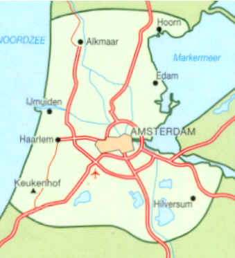 immagine di guida turistica guida turistica Amsterdam e dintorni - edizione 2003