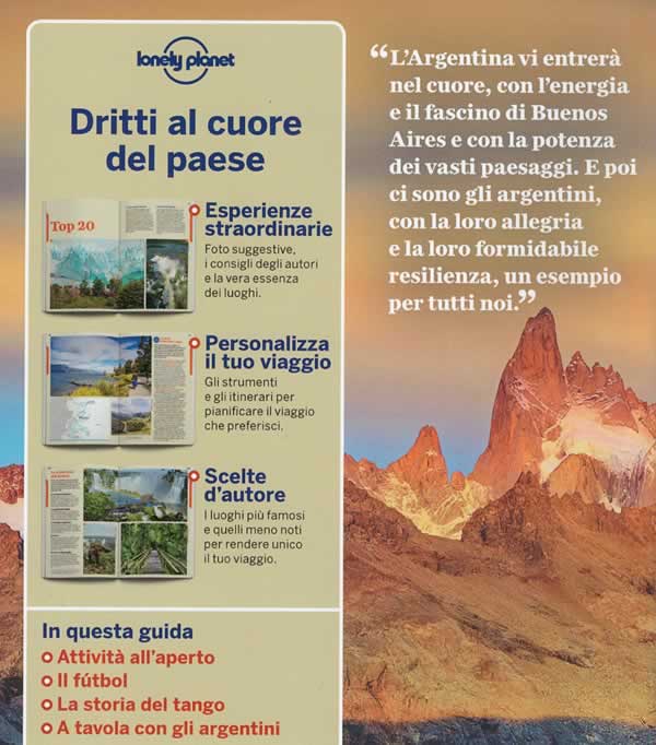 immagine di guida turistica guida turistica Argentina e Uruguay - con Buenos Aires, Pampas, la costa atlantica, Cordoba, Sierras centrali, Le Cataratas del Iguazu, Mendoza, Ande centrali, Bariloche, Regione dei Laghi, Patagonia, Tierra del Fuego - nuova edizione