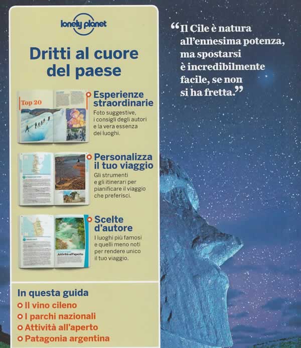 immagine di guida turistica guida turistica Cile/Chile e isola di Pasqua / Rapa Nui - con Santiago, Sur Chico, Chiloe, Patagonia e Tierra del Fuego - nuova edizione