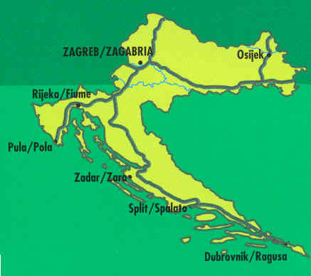 immagine di guida turistica guida turistica Croazia - con Istria, Zagabria, Osijek, Zadar, Split/Spalato, Dubrovnik, Rijeka/Fiume, Pula/Pola e isole