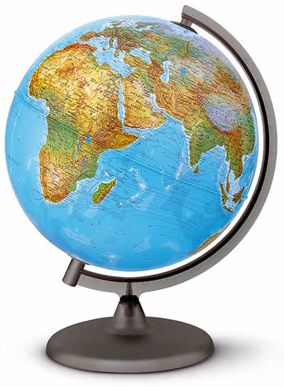 immagine di globo geografico globo geografico Globo Luminoso - Fisico e Politico - diametro 20 cm - edizione 2025