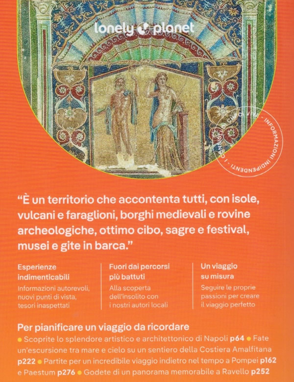immagine di guida turistica guida turistica Napoli, Pompei e la Costiera Amalfitana - Ercolano, Campi Flegrei, Paestum, Salerno, Cilento, Ischia, Procida, Capri, Positano, Amalfi, Vesuvio, Ravello, Grotta Azzurra - guida pratica per organizzare un viaggio perfetto - edizione 2025