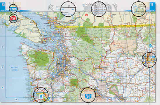 immagine di atlante stradale atlante stradale North America/Nord America - USA/Stati Uniti, Canada, Mexico/Messico