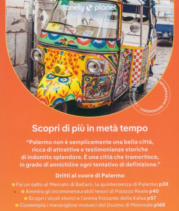 immagine di guida turistica guida turistica Palermo - guida tascabile Lonely Planet - Guida Pocket - edizione 2025