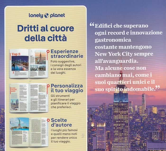 immagine di guida turistica guida turistica New York City - con Manhattan, East Village, Financial District, Union Square, Midtown, SoHo, Chinatown, West Village, Chelsea, Central Park, Upper West and East Side, Harlem, Bronx, Brooklyn, Queens - guida pratica per un viaggio perfetto - 12° edizione