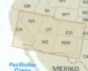 immagine di mappa stradale mappa stradale n.7 - USA Sud-Ovest - con Arizona, Colorado, Nevada, New Mexico, Utah - Mappa Plastificata