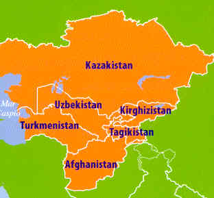 immagine di guida turistica guida turistica Asia Centrale - Kazakistan / Kazakhstan, Uzbekistan, Kirghizistan, Tagikistan, Afghanistan, Turkmenistan