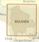 immagine di mappa stradale mappa stradale Bolivia - mappa impermeabile e antistrappo - nuova edizione