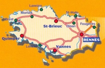 immagine di mappa stradale mappa stradale n.512 - Bretagna - nuova edizione