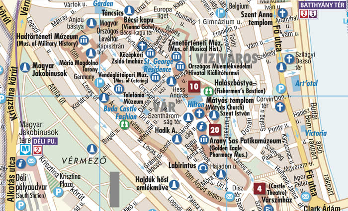 immagine di mappa di città mappa di città Budapest - mappa della città plastificata, impermeabile, scrivibile e anti-strappo - dettagliata e facile da leggere, con trasporti pubblici, attrazioni e luoghi di interesse - nuova edizione