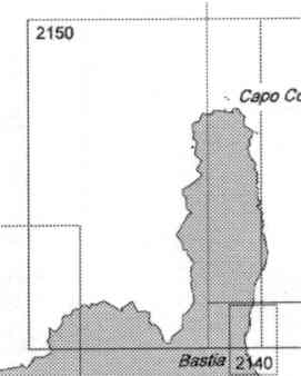 immagine di carta nautica carta nautica 2150 - Da Capo Corse a Punta di l' Acciolu - Golfo di Saint-Florent