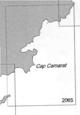 immagine di carta nautica carta nautica 2065 - Da Cavalaire-Sur-Mer alla Rade d' Agay