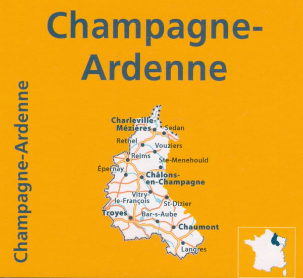 immagine di mappa stradale regionale mappa stradale regionale Champagne / Ardenne - mappa stradale Michelin n. 515 - con Charleville-Mézières, Sedan, Rethel, Vouziers, Reims, Sainte-Menehould, Epernay, Châlons-en-Champagne, Vitry-le-François, Saint-Dizier, Nogent-sur-Seine, Troyes, Bar-sur-Aube, Chaumont, Langres - mappa stradale con stazioni di servizio e autovelox - nuova edizione