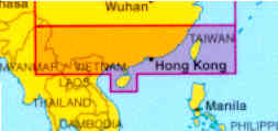 immagine di mappa stradale mappa stradale n. 4 - China / Cina del Sud - con Hong Kong