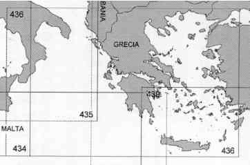immagine di carta nautica carta nautica 436 - Dallo Stretto di Messina ai Dardanelli e Rodhos, Mar Ionio e Mare Egeo