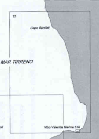 immagine di carta nautica carta nautica 12 - Da Diamante a Capo Cozzo