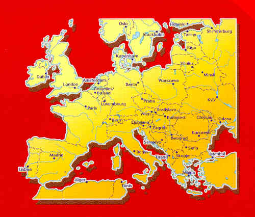 immagine di mappa stradale mappa stradale n.705 - Europa - mappa stradale - nuova edizione
