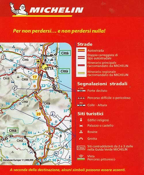 immagine di mappa stradale mappa stradale Europa - mappa stradale Michelin n.705 - 15° edizione